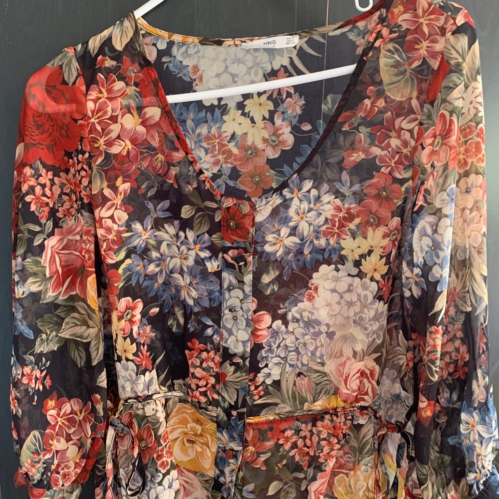 Mango Floral Shirt